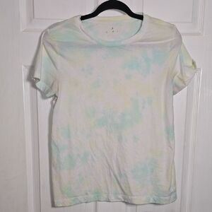Danskin S Small Pastel Tie-Dye Short Sleeve Tee Pastel Colors